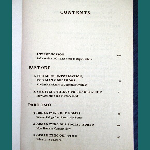 Book - The Organized Mind: Thinking Straight in the Age of Information Overload - Picture 9 of 13